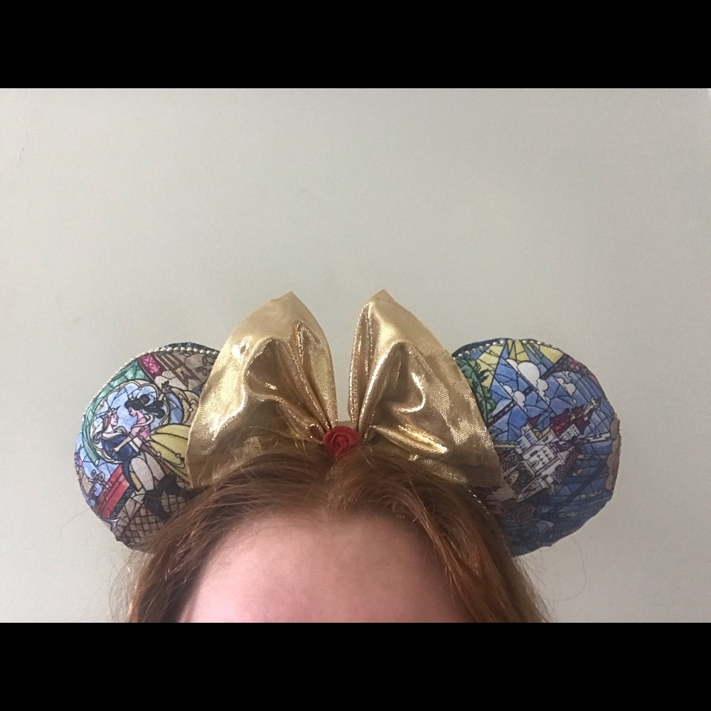Beauty and the Beast Disney Mickey Minnie Ears - Picture 2 of 4